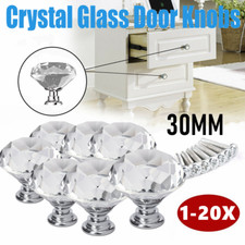 1-20pcs Large Door Knobs Clear
