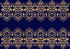 Border Stencil Lace Vintage