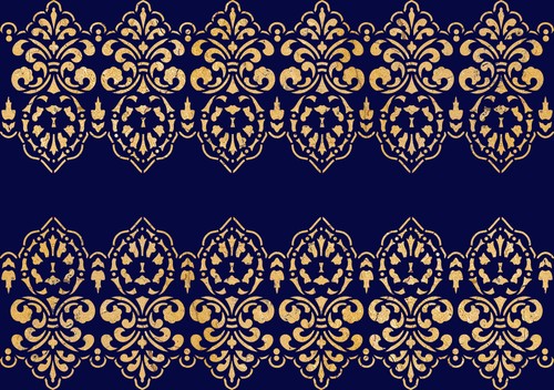 Border stencil lace vintage - stencil,