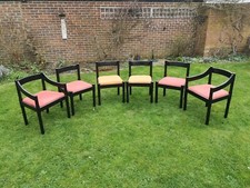 Six Vintage Magisstretti  Chairs from Conran