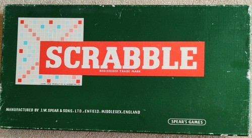 Vintage spears scrabble - scrabble, game