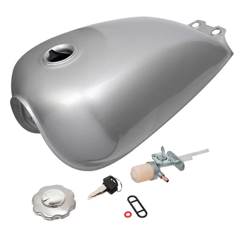 4gallon sliver motorcycle - sliver,