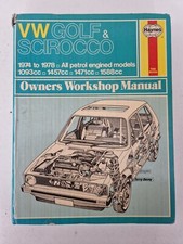 VW Volkswagen Golf & Scirocco