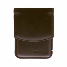 S.T. Dupont Brown Leather Cigarette / Cigarillos Case, Pouch, 183140  New In Box