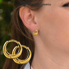 Simple Small Huggie Hoop