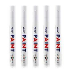 5XWhite Permanent Oil Based Paint Pen Car Bike Tyre Tire Metal Marker Waterproof