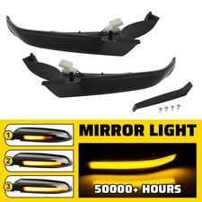 For VW Polo MK4 9N3 05-09 Pair LED Wing Door Mirror Indicator Light Lamp 2 Pins