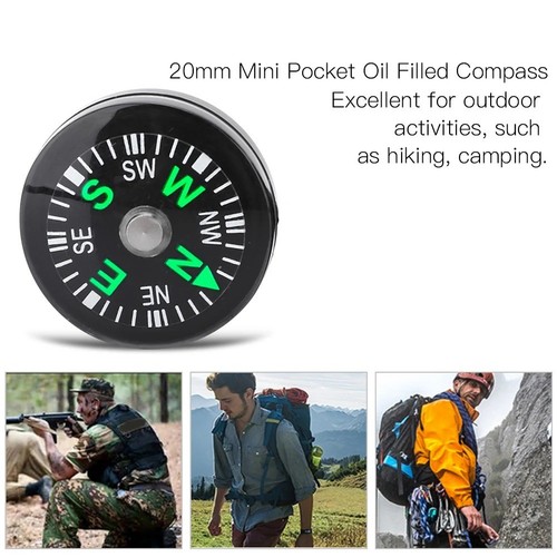 12x20mm mini button compass - ,