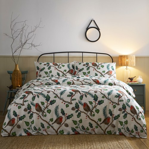 Christmas duvet set red - christmas,