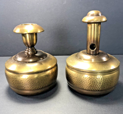 Antique brass table - brass, cigar
