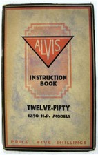 ALVIS 12/50 HP Car Owners