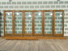 SOLID OAK BIFOLDING DOORS WOODEN BIFOLDS FOLDING EXTERNAL EXTERIOR HARDWOOD USED
