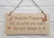 Personalised rustic Wooden