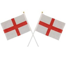 George flags england hand - st,