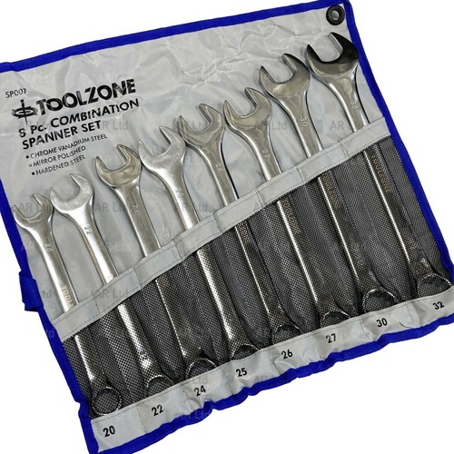 8pc spanner wrench set - spanner, set.