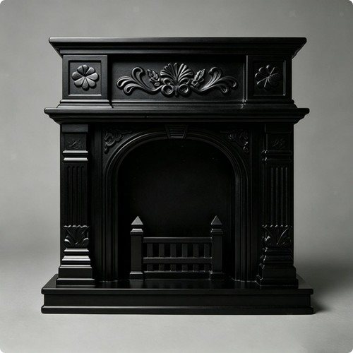 Victorian miniature fireplace