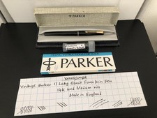 Vintage Parker 17 Lady Black