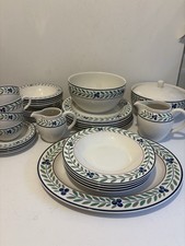 Vintage Habitat Berries Full Dinner Set Japan Beautiful Christmas Plates Bowls 