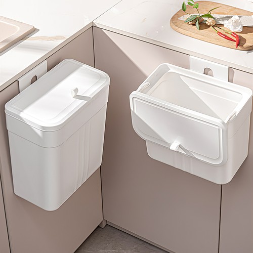 Hanging kitchen waste bin - waste,
