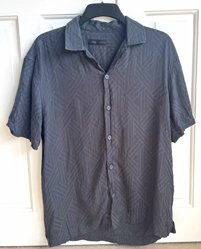 Zara men grey geometric - zara, men's
