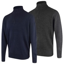 Island Green Mens Zip Knitted
