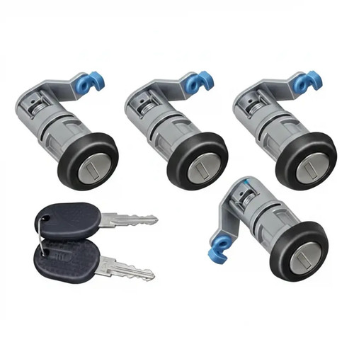 Lock set rear zr85116 - set, electric
