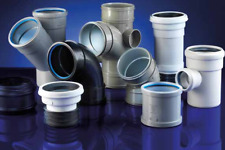 Polypipe Various 4in/110mm Soil Fittings - Grey / Black / White / Brown