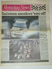 Motoring News Timo Salonen Peugeot 205 T16 Wins Lombard RAC Rally 1986