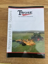 Twose Of Tiverton Rotary Flail Topper Glossy 15 Page Brochure