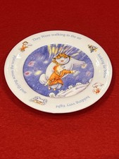 The Snowman Raymond Briggs Candle Plate - Christmas Decoration
