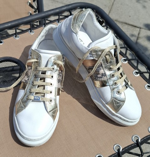 Moda pelle gold white - gold, &