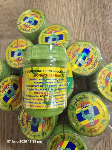 Thai compound herbal inhaler - compound,