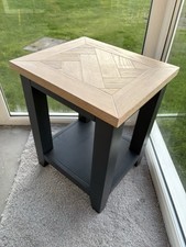 Blue/ Grey Lamp Table with