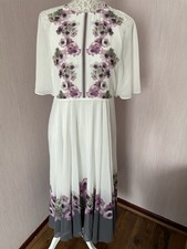 TED BAKER BEGONI MIDI DRESS IN TB4,14/12..never worn