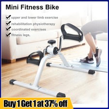Portable Mini Pedal Exercise Bike Arm Leg Foot Resistance Cycle Pedal Exerciser