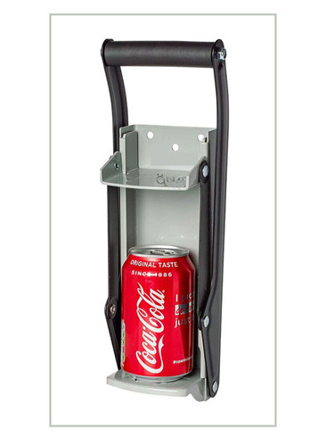 Can crusher with bottle - can,