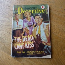 American Detective magazine Nov 1953 Dead Can't Kiss Pump Classic READ DESC