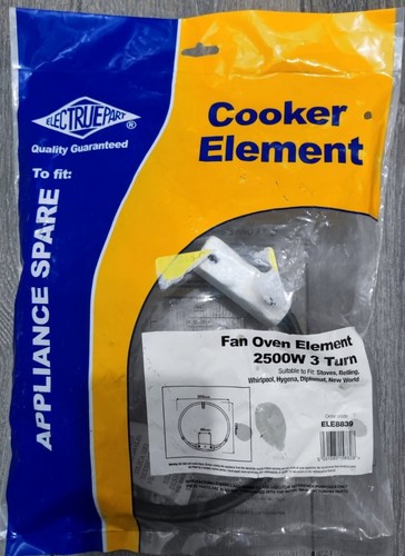Fan oven cooker element 2500w - cooker,