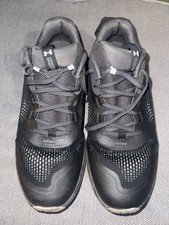 Mens Under Armour Charged Bandit TR 2 Trainers Size UK 11 Black/Grey Camo VGC