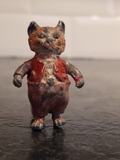 ANTIQUE AUSTRIAN COLD PAINTED BRONZE BEATRIX POTTER Tom Kitten  BERGMAN?