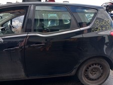 VAUXHALL MERIVA B PRE-FACELIFT 2013 REAR DOOR O/S DRIVER SIDE IN BLACK Z22C