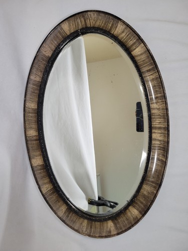 Oval wall mirror framed - oval,
