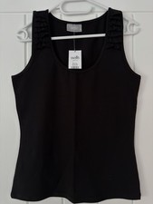 Wallis Women's Black Vest Top