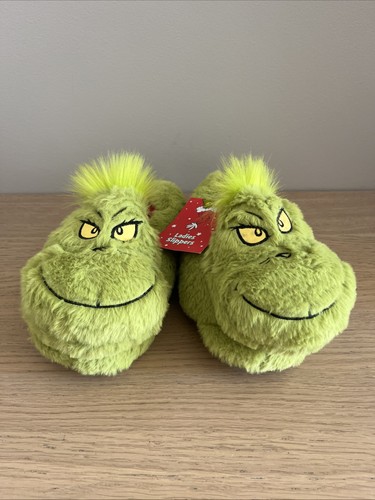Ladies grinch slippers size - grinch,