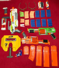 NERF N-Strike Elite XD Modulus Blaster, Dart Tag Blasters,  Blue Pistol + Ammo