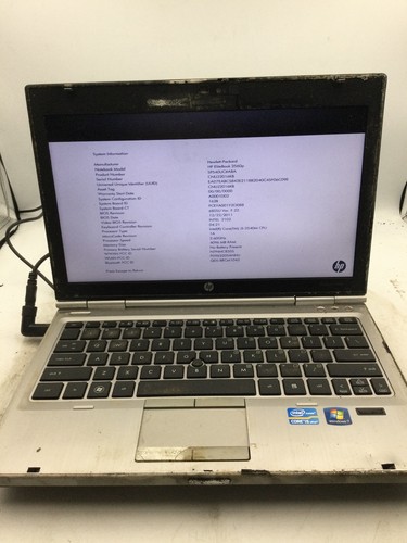 Elitebook 2560p boots - hp,