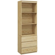 Tall Bookcase Storage Shelves