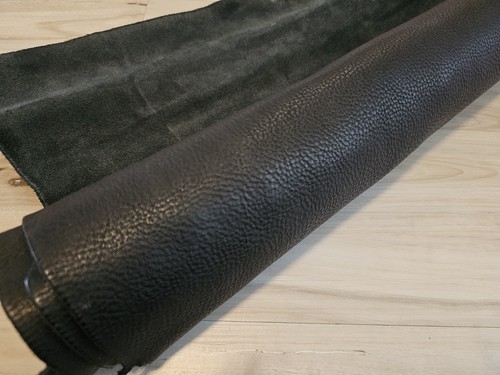 6oz black veg tan - black, leather