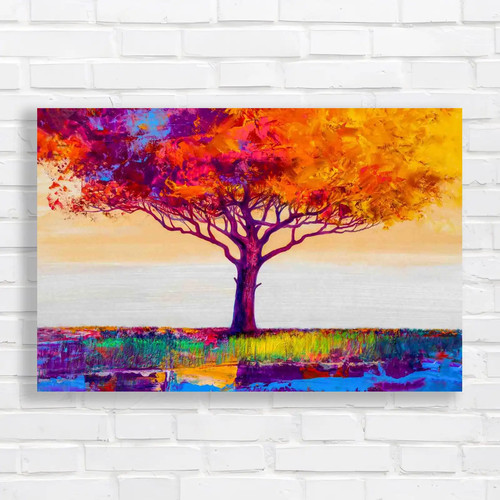 Vibrant autumn tree - vibrant,