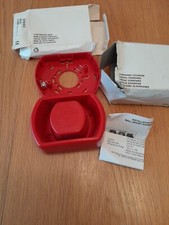STANDARD WALL MOUNTED FIRE SOUNDER 12/24V NS4/R CONVENTIONAL EMA1224B4R C/W BASE